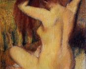 Edgar Degas : Woman Combing Her Hair II